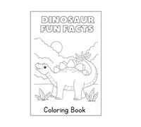 Dinosaur Fun Facts Coloring Worksheet