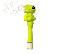 Dinosaur Handheld Bubble Machine | ABS Material, 3.4in X 11.6in, Rechargeable Battery | Automatic Bubble Blower With Lights, Outdoor Fun Toy For Kids Ages 3+