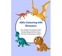 Dinosaur Handwriting & Colouring Book for Kids Ages 2-5