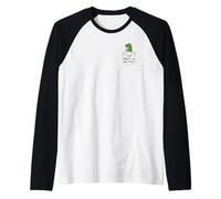 Dinosaur in Pocket Dinosaur Maglia con Maniche Raglan