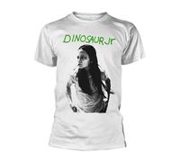 Dinosaur Jr T Shirt Verde Mind Band Logo Nuovo Ufficiale Uomo Bianca Size M