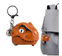 Dinosaur Keychain - Christmas Toys, realistic Biting Finger Animal Pendant, mini Din0 Keyring Accessory, Cartoon Novelty Keychain Velft, Fun Decorative Charm | Dinosaur KeyCharm for Purse