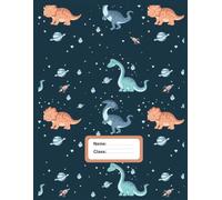 Dinosaur Kids Notebook Ages 5-12: Daily Planner, Writing Journal & Activity Book for Boys | School Organizer with Drawing, Coloring Pages & Mood Tracker | Back to School Notebook