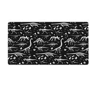 Dinosaur Large Mouse Pad Gaming Mousepad XXL 15.8×29.5 in Non-Slip Rubber Base Desk Mats on Top of Desks Mouse Pads for Wireless Mouse Computer Desks Accessories