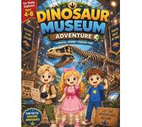 Dinosaur Museum Coloring Book for Kids Ages 4-8: 30 Cute Dinosaur Coloring Pages Featuring Friendly Dinosaurs, Museum Adventures, and Mimi & Friends