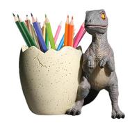 Dinosaur Pen Holder, Pencil Holder, Cute Fashion Desk Organizers, Dinosaur Eggs Pencil Holder, Dinosaur Pen Cup, Adorable Dinosaur Design Spacious Capacity Stylish for Kids Boys Girls