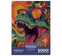 Dinosaur Puzzle Giochi Educativo 1000 Elementi Ancient Behemoth Puzzle Di Cartone Decorazione Perfetta Sfide Divertenti Per Uomini E Donne 52x38cm/1000pcs