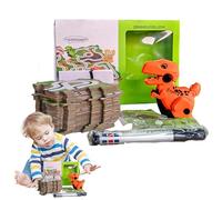 Dinosaur Puzzle Track, Exciting Dinosaur Track Toys, Sensory and Interactive Educational Toy, 3- to 7-Year-Old, Encourages Creativity, Motor Skills, and Imaginative Play