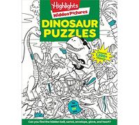 Dinosaur Puzzles: Roaring Fun Hidden Pictures Puzzles with T-rex, Fossils and More for Kids Ages 6-12, Over 1,900 Hidden Objects for the Ultimate Dino-Themed Activity Book