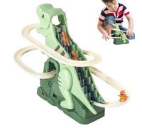Dinosaur Race Track, Electric Race Game with Music, 6.69x5.51x7.87 inches, Interactive Fun Play Set, Kids Playground Equipment for Boys, Christmas and Halloween