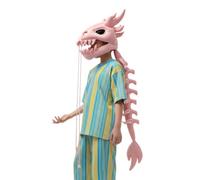 Dinosaur Skeleton Plush Costume 3D Skull Spine Headpiece Wearable Dinosaur