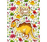 Dinosaur Sketchbook: Drawing Pad and Blank Paper Sketchbook for boys and girls to Practice drawing sketching and doodling