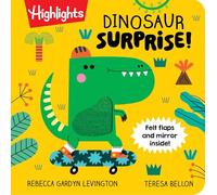 Dinosaur Surprise!: Dino Book With Peekaboo Flaps and Mirror, Pop-up Dinosaur Board Book for Babies and Toddlers to Laugh, Play and Build Fine Motor Skills