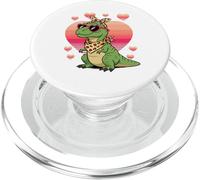 Dinosaur T-Rex Sunglasses Valentines Day PopSockets PopGrip per MagSafe