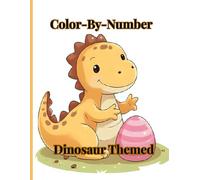 Dinosaur-Themed Color by Number Coloring Book for Kids