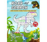 Dinosaur Word Search for Kids Ages 6-12 - Fun Shaped Word Games Inside!