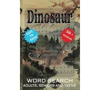 Dinosaur Word Search Puzzle Book: 6x9 inches 110 pages | ... Gift for Vacations, Holidays, and Free time