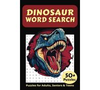Dinosaur Word Search Puzzle Book: Word Searches with Easy to Read Print about Dinosaur, Prehistoric Beasts, and More | 6x9 inches, 110 pages | 50+ Puzzles … Gift for Vacation, Holidays, and Free Times