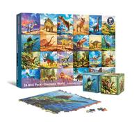 Dinosaur World - Puzzle da 2000 pezzi, per adulti, confezione da 24 mini | Esplora 24 scene preistoriche in un colossale puzzle da 99,8 x 69,8 cm per adulti, con affascinanti fatti di dinosauro sul