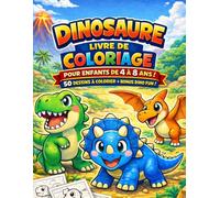 DINOSAURE: LIVRE DE COLORIAGE