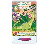 Dinosauri. AcquaColor. Ediz. a spirale. Con penna magica
