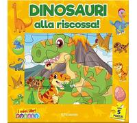 Dinosauri alla riscossa. I miei libri puzzle. Ediz. a colori