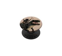 Dinosauri come grafica giapponese gatti guerrieri samurai manga PopSockets PopGrip Adesivo