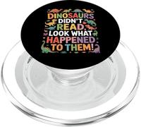 Dinosauri divertenti non hanno letto Guarda cosa è successo PopSockets PopGrip per MagSafe