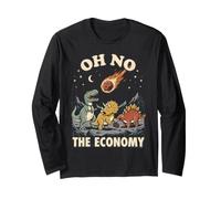 Dinosauri e Meteorite: Oh No, L'Economia! Maglia a Manica