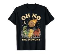 Dinosauri e Meteorite: Oh No, L'Economia! Maglietta