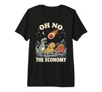 Dinosauri e Meteorite: Oh No, L'Economia! Maglietta Premium