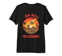 Dinosauri e Meteorite: Oh No, L'Economia! Maglietta Premium