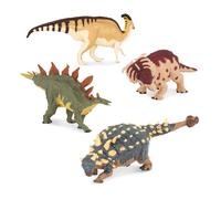 Dinosauri giocattolo Terra Pachirinosauro, Euoplocefalo, Stegosauro...