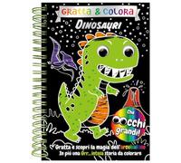 Dinosauri. Gratta e colora. Ediz. a colori