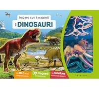 Dinosauri. Imparo con i magneti. Ediz. a colori. Con 39 magneti. Con tabellone