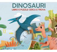 Dinosauri. Libro e puzzle cerca e trova. Ediz. a colori. Con puzzle. Con P...