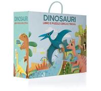 Dinosauri. Libro e puzzle cerca e trova. Ediz. a colori. Con puzzle. Con Poster