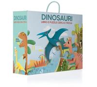 Dinosauri. Libro e puzzle cerca e trova. Ediz. a colori. Con puzzle. Con Poster