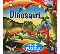 Dinosauri. Libro puzzle