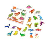 Dinosauri magnetici in legno Viga: crea storie e allestisci scene, dai 2 anni in
