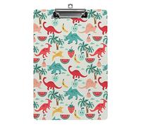 Dinosauri Parola Appunti Formato A4 Divertente Estetica Lavoro Studiando Lettera Lavagna per Appunti Standard 12,5×8,5 in Pannello rigido per Aula Scolastica Bambini che scrivono Disegni