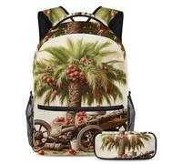 Dinosauri stellati Migliora il tuo gioco di ritorno a scuola con il nostro set di 2 zaini per bambini, perfetto per ragazzi ragazze adolescenti, Multicolore#05, B：29.4x20x40cm P：19x7.5x3.8cm, Zaini