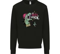 Dinosauri T-Rex Im Rexy E Io Lo So Sexy Uomo Felpa Maglione
