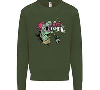Dinosauri T-Rex Im Rexy E Io Lo So Sexy Uomo Felpa Maglione