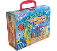 Dinosauri. Valigetta magica. Ediz. a colori. Con 5 matite. Con 10 pennarelli. Con Adesivi