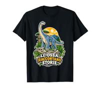 Dinosauri Vintage Le Ossa raccontano storie Maglietta