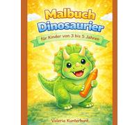 Dinosaurier Ausmalbuch für Kinder von 3 bis 5 Jahren