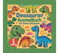 Dinosaurier Ausmalbuch für kleine Entdecker