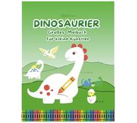 Dinosaurier: Großes Malbuch für kleine Künstler