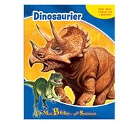 Dinosaurier Mein Bilder- und Spielebuch - Spiel- und Beschäftigungsbuch, 10-seitiges Buch, 9 Spielfiguren, 1 Spielmatte
